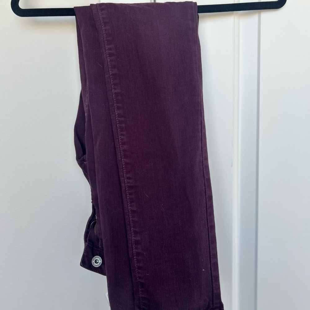 GJG Purple Skinny Jeans | Size 7 Juniors | High Stretch Color Denim Y2K - Picture 7 of 7